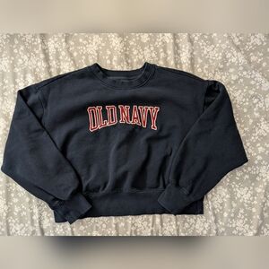 Old Navy Women's Cropped Sweatshirt Size Small